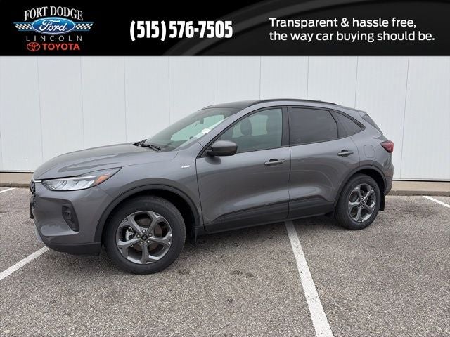 2026 Ford Escape ST-Line Select in Carbonized Gray Metallic — front three-quarter view