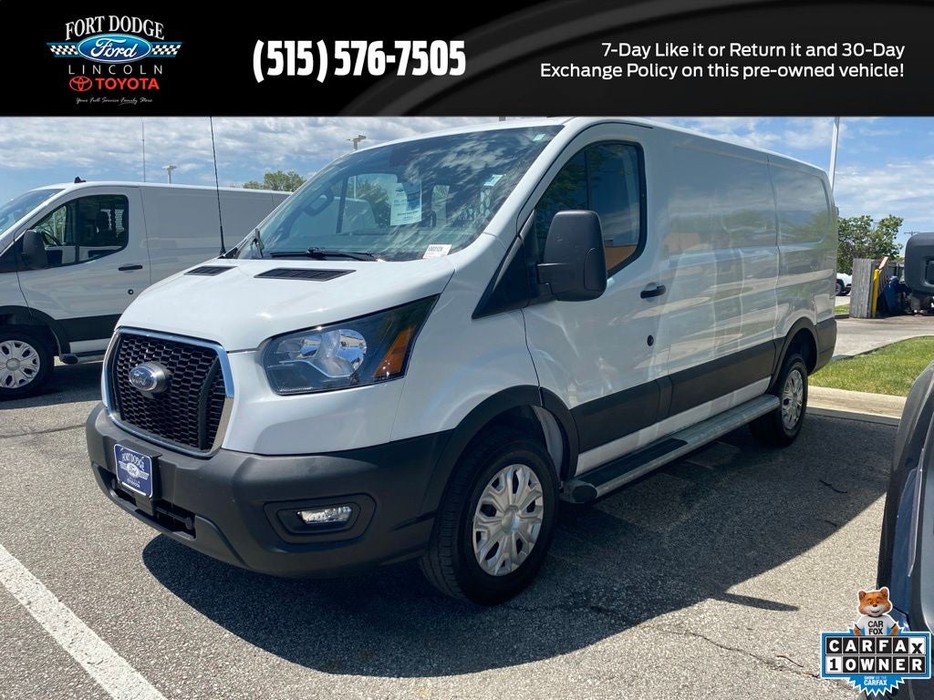 2025 Ford Transit-250 Base in Oxford White — front three-quarter view