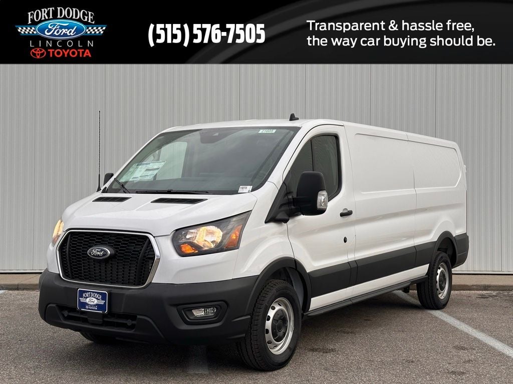 2025 Ford Transit-250 Base in Oxford White — front three-quarter view
