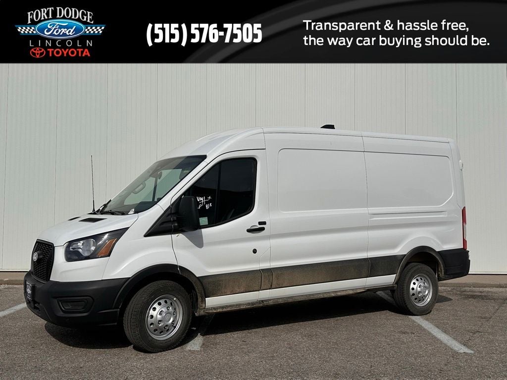 2026 Ford Transit-350 XL in Oxford White — front three-quarter view