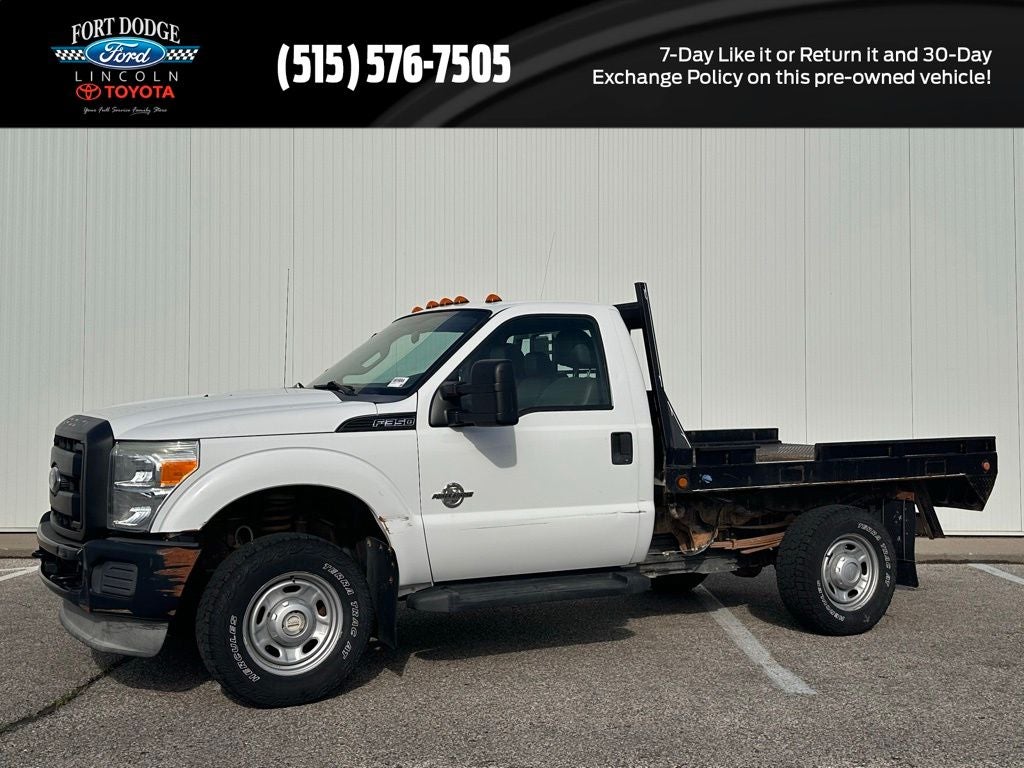 2012 Ford F-350SD XL in Oxford White — front three-quarter view