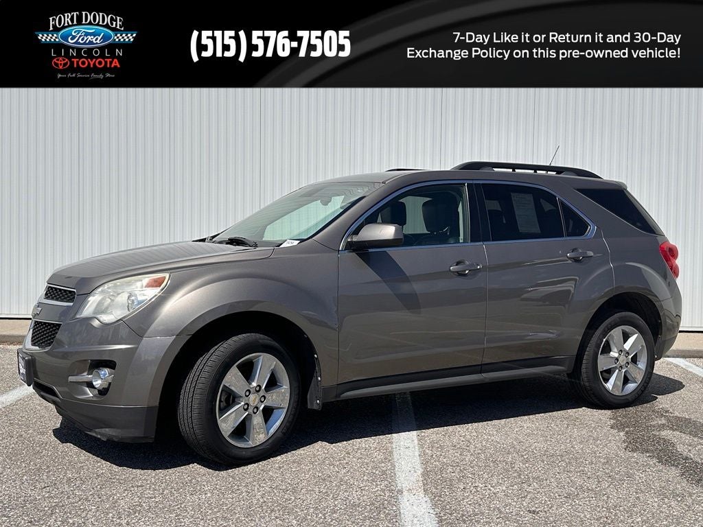 2012 Chevrolet Equinox LT 2LT in Mocha Steel Metallic — front three-quarter view