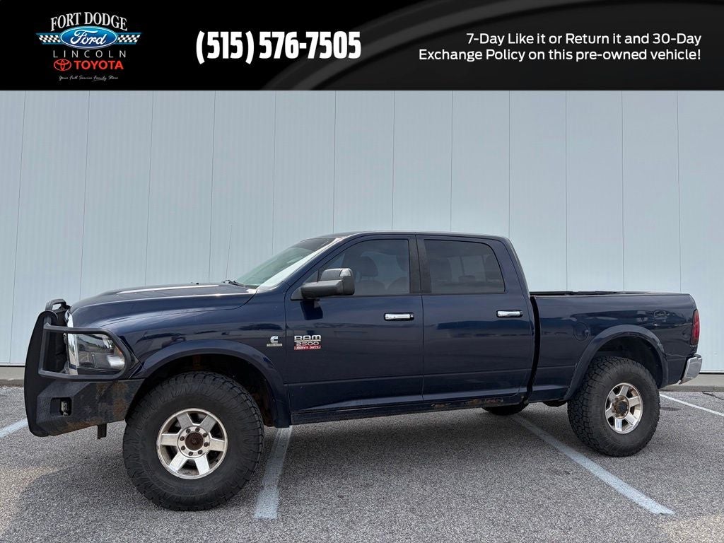 2012 RAM 2500 Big Horn in True Blue Pearlcoat — front three-quarter view