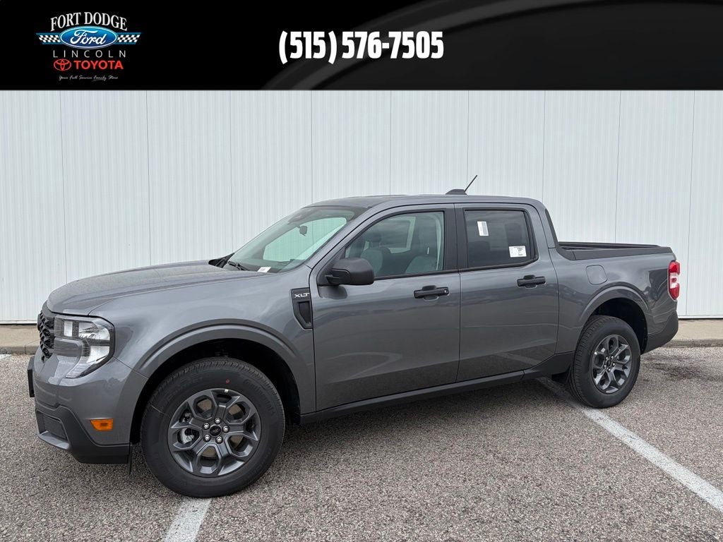 2026 Ford Maverick XLT in Carbonized Gray Metallic — front three-quarter view