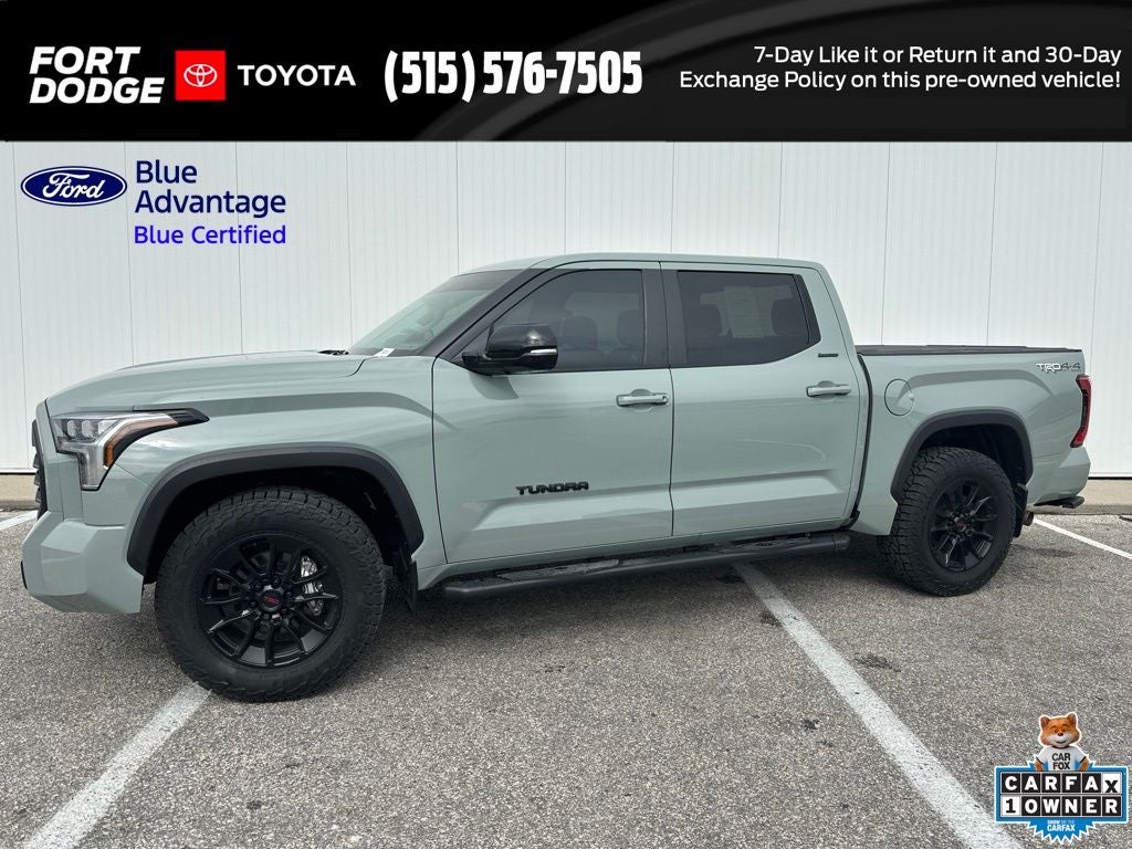 2024 Toyota Tundra Limited in Lunar Rock — front three-quarter view
