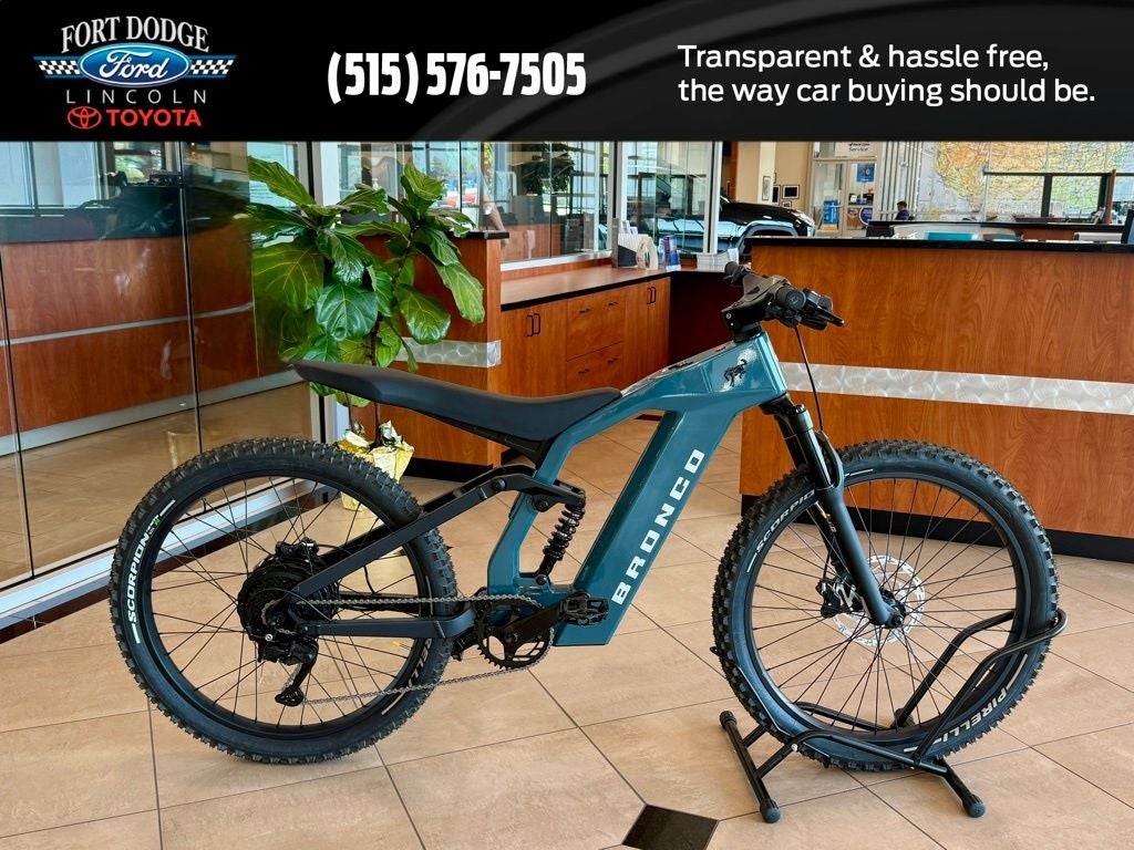 2024 Ford eBike Bronco Medium in Area 51 — front three-quarter view